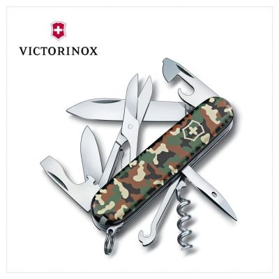 VICTORINOX 瑞士維氏 Climber 瑞士刀 14用 91mm 迷彩 1.3703.94