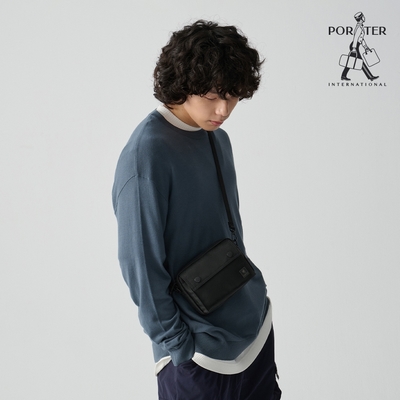 PORTER INTERNATIONAL - 低調奢華MELODY斜背包 - 黑