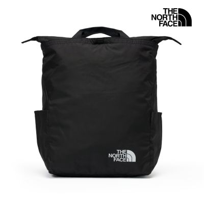 【The North Face 官方旗艦】 北面男女款黑色舒適背負大容量背提兩用後背包｜8B1YKX7