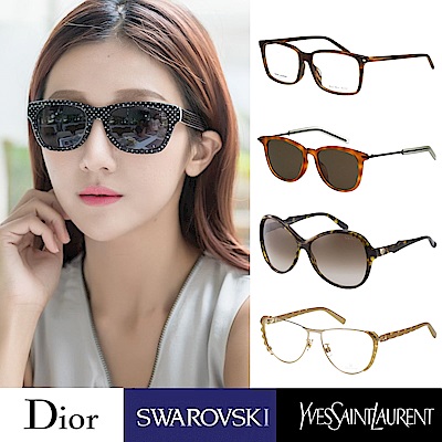 SWAROVSKI/GA/Dior/FENDI/YSL 太陽/光學眼鏡(共多款)出清