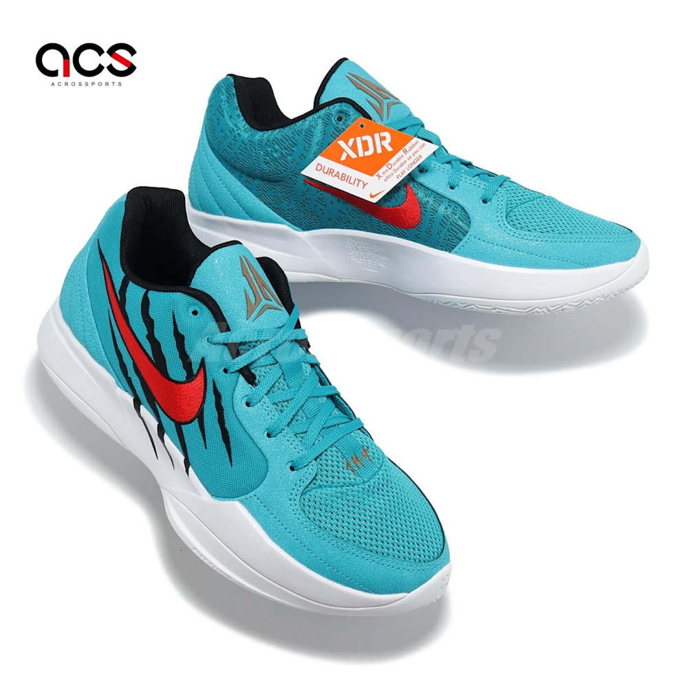 Nike 籃球鞋JA 2 Scratch EP 男鞋Scratch 藍紅爪痕灰熊HQ1760-400