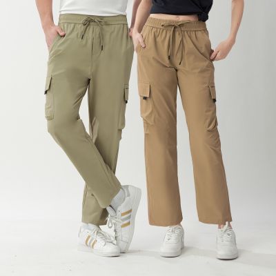 pierre cardin 皮爾卡登 網路獨家 男女款 快乾透氣輕量機能工裝長褲/寬褲(多色任選)