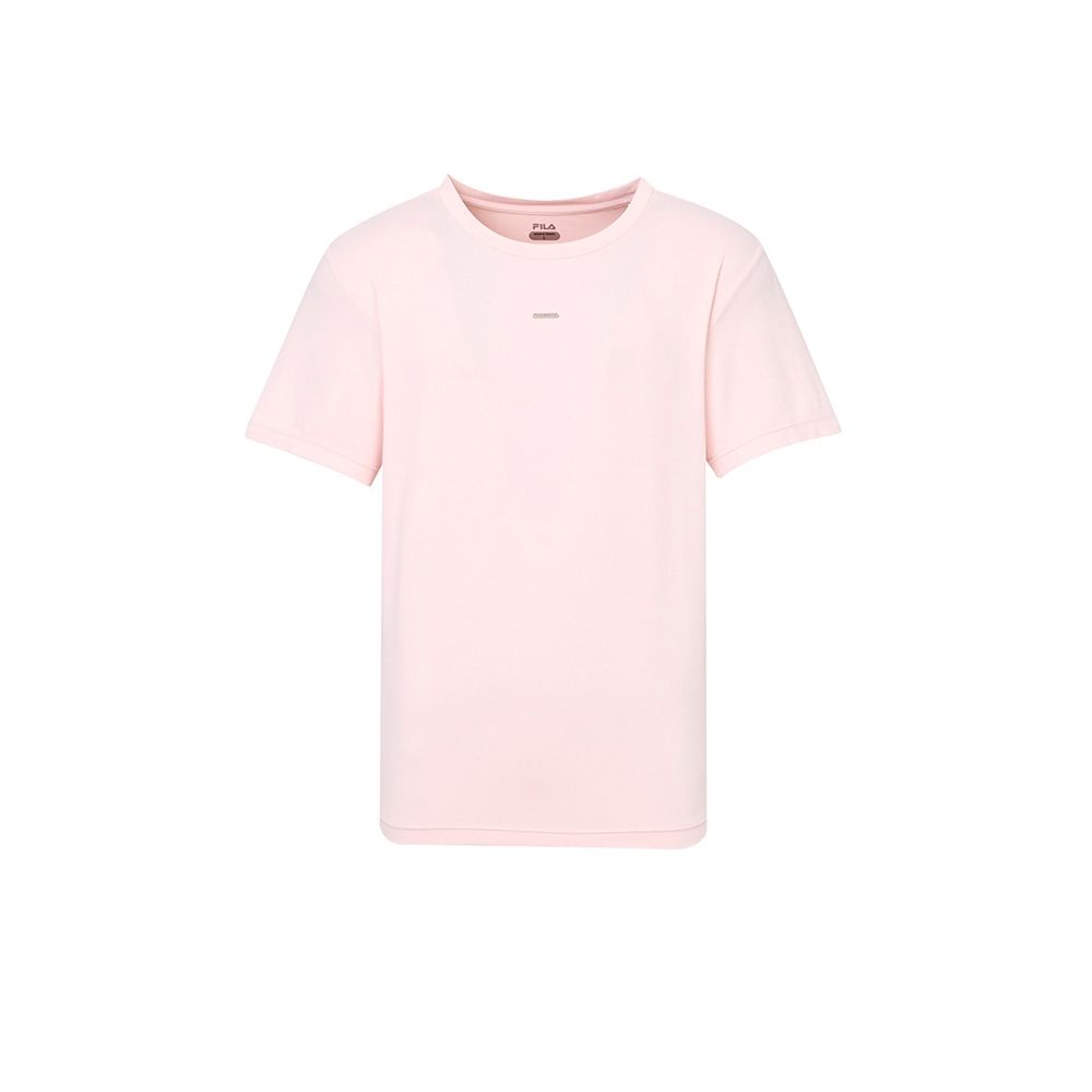 FILA 男圓領T恤-粉色 1TEZ-1601-PK