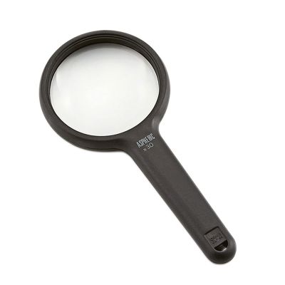 (福利品)【日本 I.L.K.】3x/8D/75mm 日本製非球面手持型放大鏡 OP-43