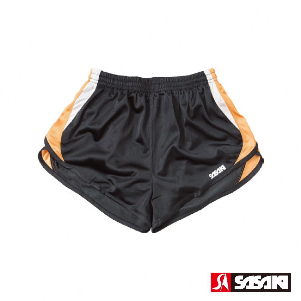 SASAKI 吸濕排汗田徑短褲 男女 六色任選 (黑/淺桔/白)