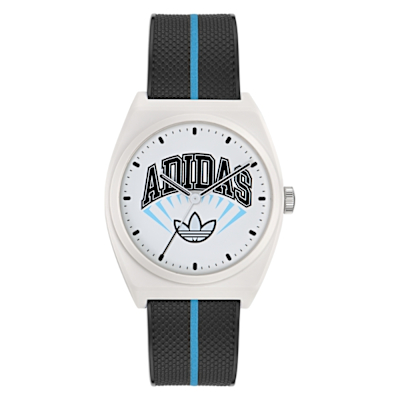 ADIDAS 愛迪達  PROJECT TWO 街頭潮流  輕量手錶_AOST25038_白X黑_38mm