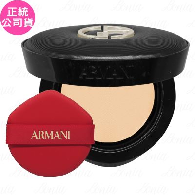 GIORGIO ARMANI亞曼尼 GIORGIO ARMANI 訂製奢潤緞光氣墊粉餅(14g)(公司貨)