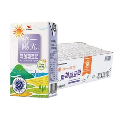 統一 陽光無加糖豆奶250mlx24入/箱