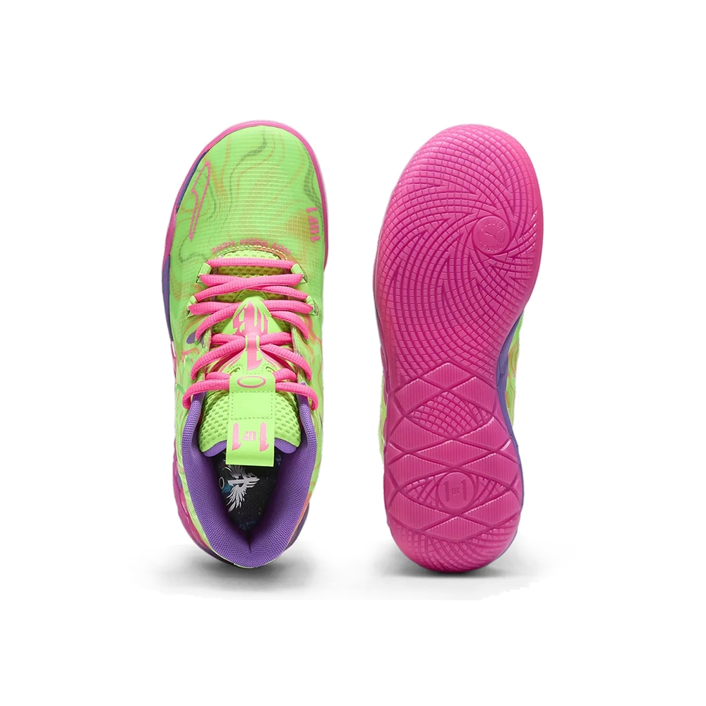 Puma MB.01 Inverse Toxic 螢光綠紫籃球鞋運動鞋男鞋310437-01 | 籃球