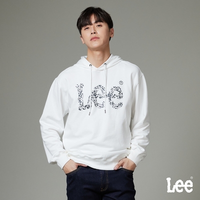 Lee 男款 大LOGO長袖連帽厚TEE 三色｜Modern