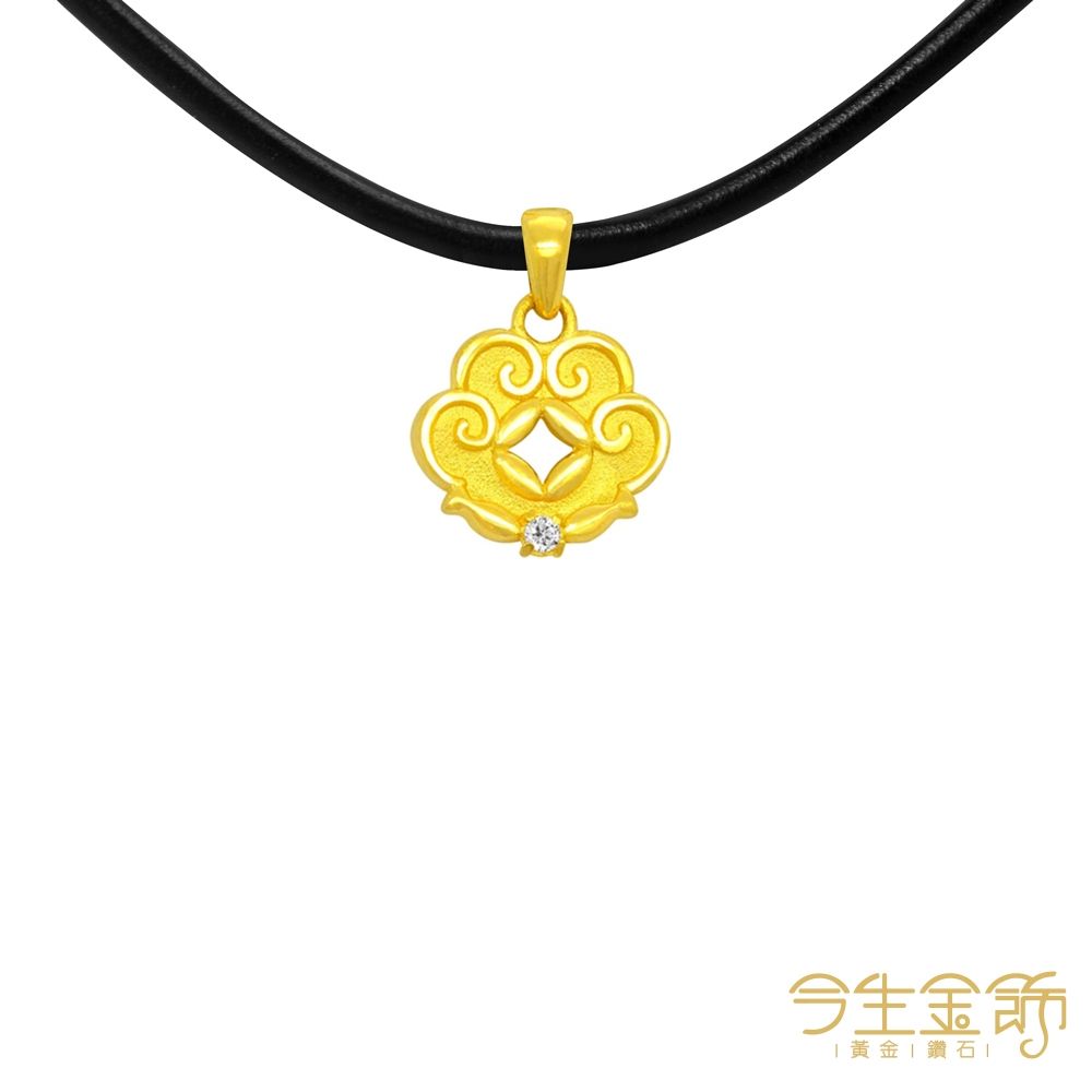 今生金飾 錢財有餘墜 黃金墜飾