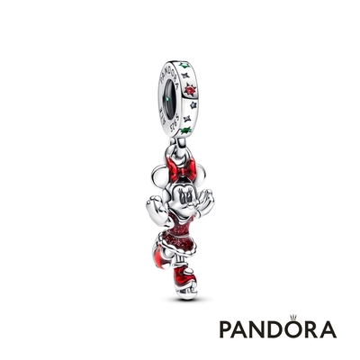 【Pandora官方直營】迪士尼米妮溜冰造型吊飾