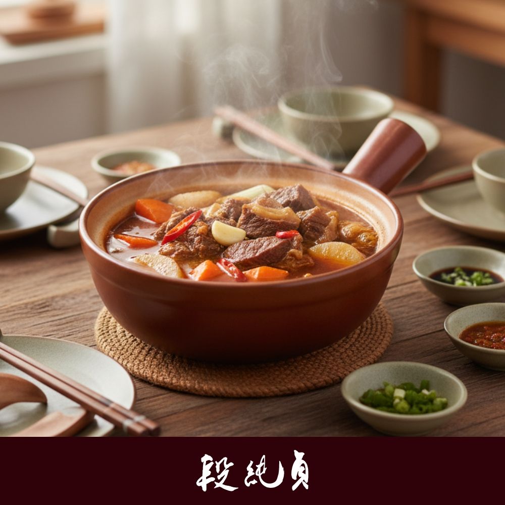 (任選)【段純貞】冷凍 獨門秘香牛肉爐 1100g/盒