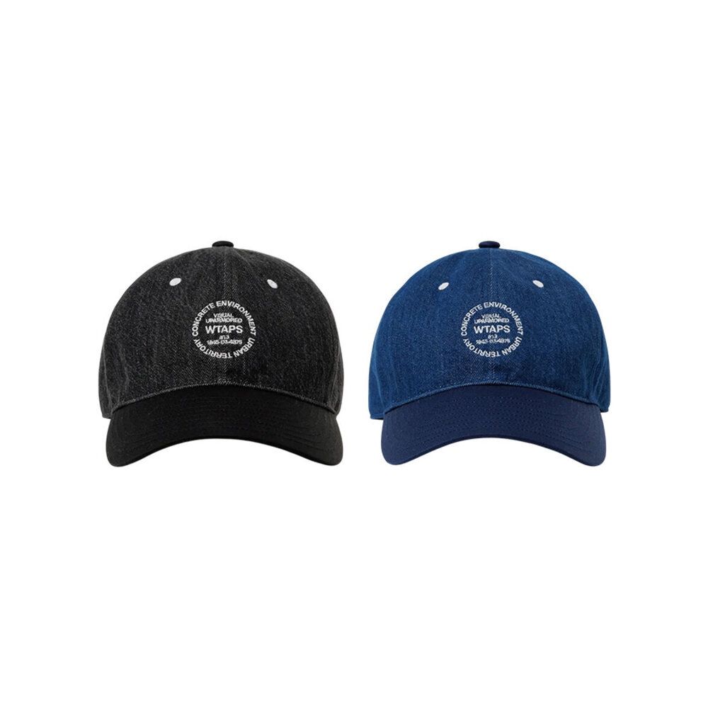 Wtaps T-6M 05 / Cap / Cotton 黑/ 牛仔藍棒球帽丹寧老帽251HCDT