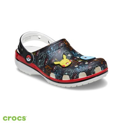Crocs卡駱馳 (童鞋)  寶可夢印花經典克駱格 T Clog克駱格 彩色 211345-90H