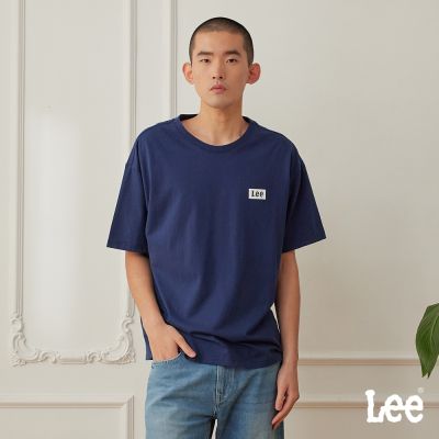 Lee 男款 OVERSIZED 前後方框LEE LOGO短袖圓領TEE 三色