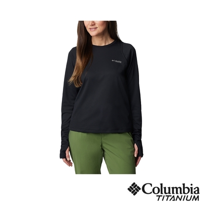 Columbia哥倫比亞 女款-鈦 Summit Valley超防曬UPF50快排長袖上衣-黑色 UAR26910BK/IS