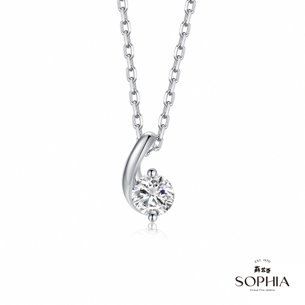 SOPHIA 蘇菲亞珠寶 - 小寶貝 30分 GIA F/SI2 PT950鉑金 鑽石項墜