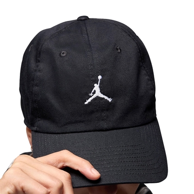 Nike Jordan Club Unstructured 黑白色 可調 刺繡 老帽 棒球帽 HQ1963-010
