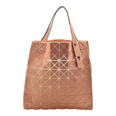 ISSEY MIYAKE 三宅一生 BAOBAO PRISM PLUS系列 8X8 立體手提包(橘子色)