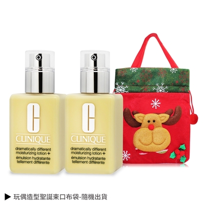 CLINIQUE倩碧 CLINIQUE 倩碧 平衡修護奇蹟乳雙星組送束口袋 交換禮物
