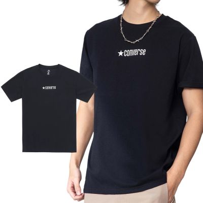 Converse Sorona Logo Tee 男款 黑色 運動 休閒 上衣 圓領 短袖 UCJ782-023