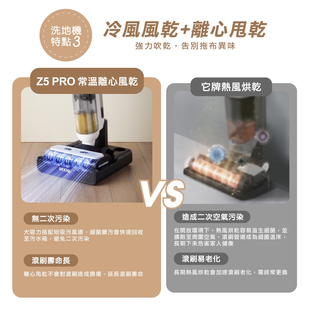 INXNI 以內Z5PRO 小金剛全能型除蟎除菌洗地機｜手持吸塵器| 洗地機