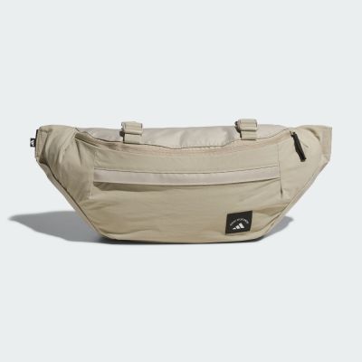 adidas 愛迪達 腰包 斜背包 運動小包 MH WAIST BAG L 米綠 KT3090