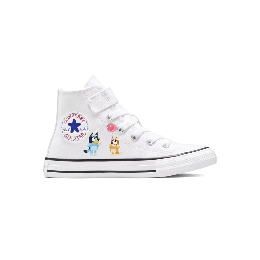 Converse Ctas 1v Hi Bluemultiwhite 中童 白色 聯名妙妙犬布麗 高筒 休閒鞋 A16715C