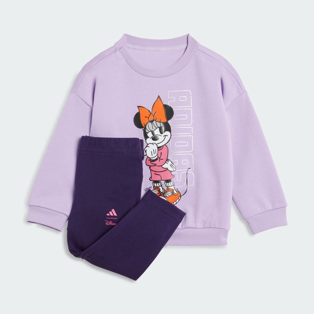 【adidas 愛迪達】 DISNEY MICKEY 嬰幼童運動套裝 長袖/長褲 (多款任選) (B款)