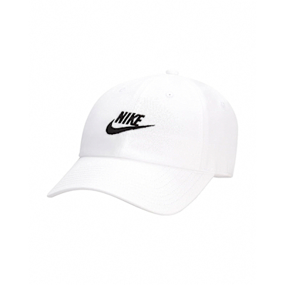 Nike U NK Club Cap U CB FUT WSH L 白色 老帽 休閒 運動 遮陽 運動帽 鴨舌帽 FB5368-100