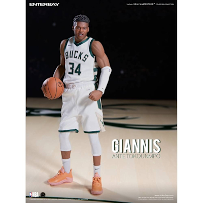 entarbay Giannis Antetokounmpo エンターベイ Enterbay Real Masterpiece NBA Milwaukee Bucks Giannis