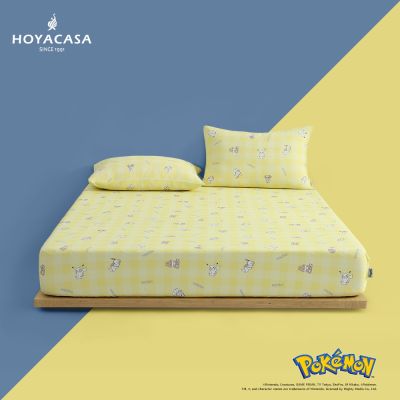 【HOYACASA】Pokémon寶可夢官方授權 -加大ICE TECH⁺冰絲涼感床包枕套組-沁夏柔眠
