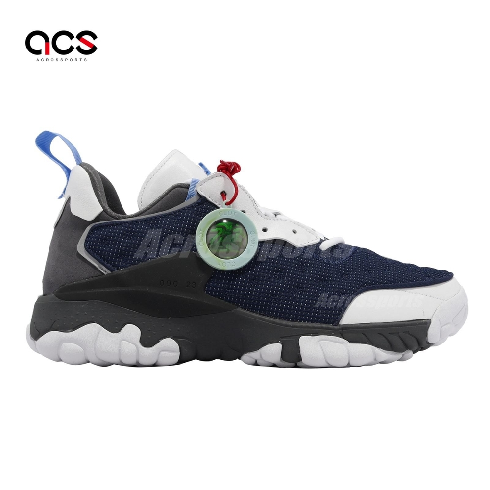 Nike x CLOT 休閒鞋Jordan Delta 2 SP 男鞋灰藍Flint 陳冠希聯名款