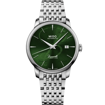 MIDO 美度 官方授權 Baroncelli 永恆系列 超薄復刻機械錶 開學換新季 送禮推薦-39mm M0274071109100