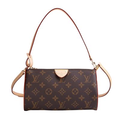 LV Louis Vuitton路易威登Pochette Tirette 兩用包-福利品(棕色)