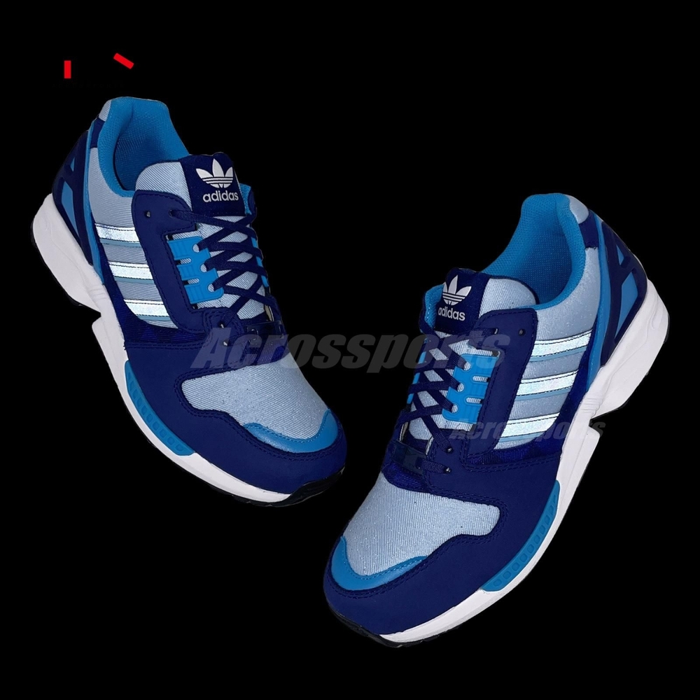 adidas x atmos Tokyo 休閒鞋ZX 8000 男鞋藍聯名拼接運動鞋愛迪達