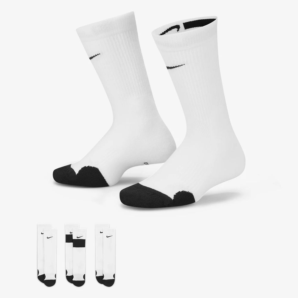 NIKE Y NK ELITE CREW 3PR 144 中大童 中統襪 CW6063100