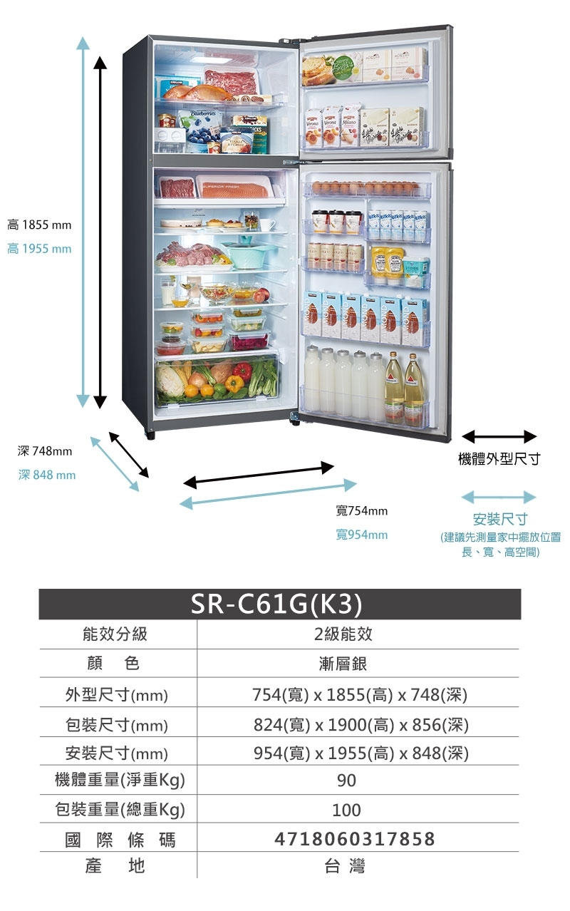 SAMPO聲寶 SR-C61G - 詳情4
