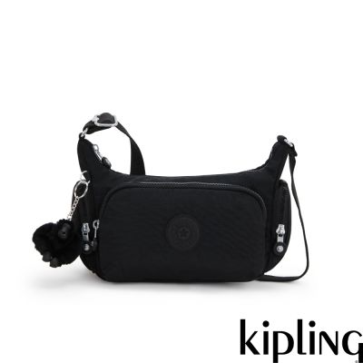 『牛角包』Kipling 午夜星空黑輕巧多袋側背包-GABBETTE S