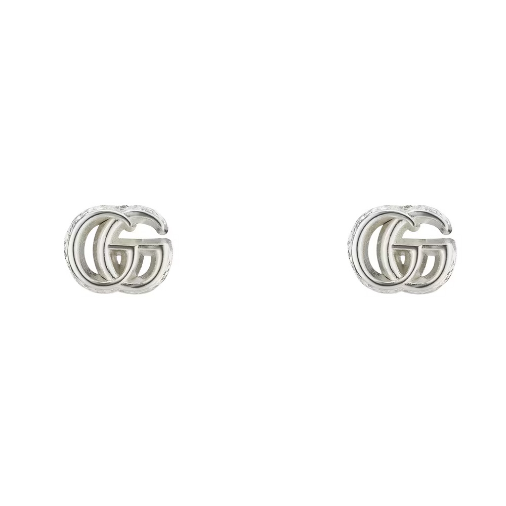 GUCCI 古馳 GG Marmont 耳環 925純銀
