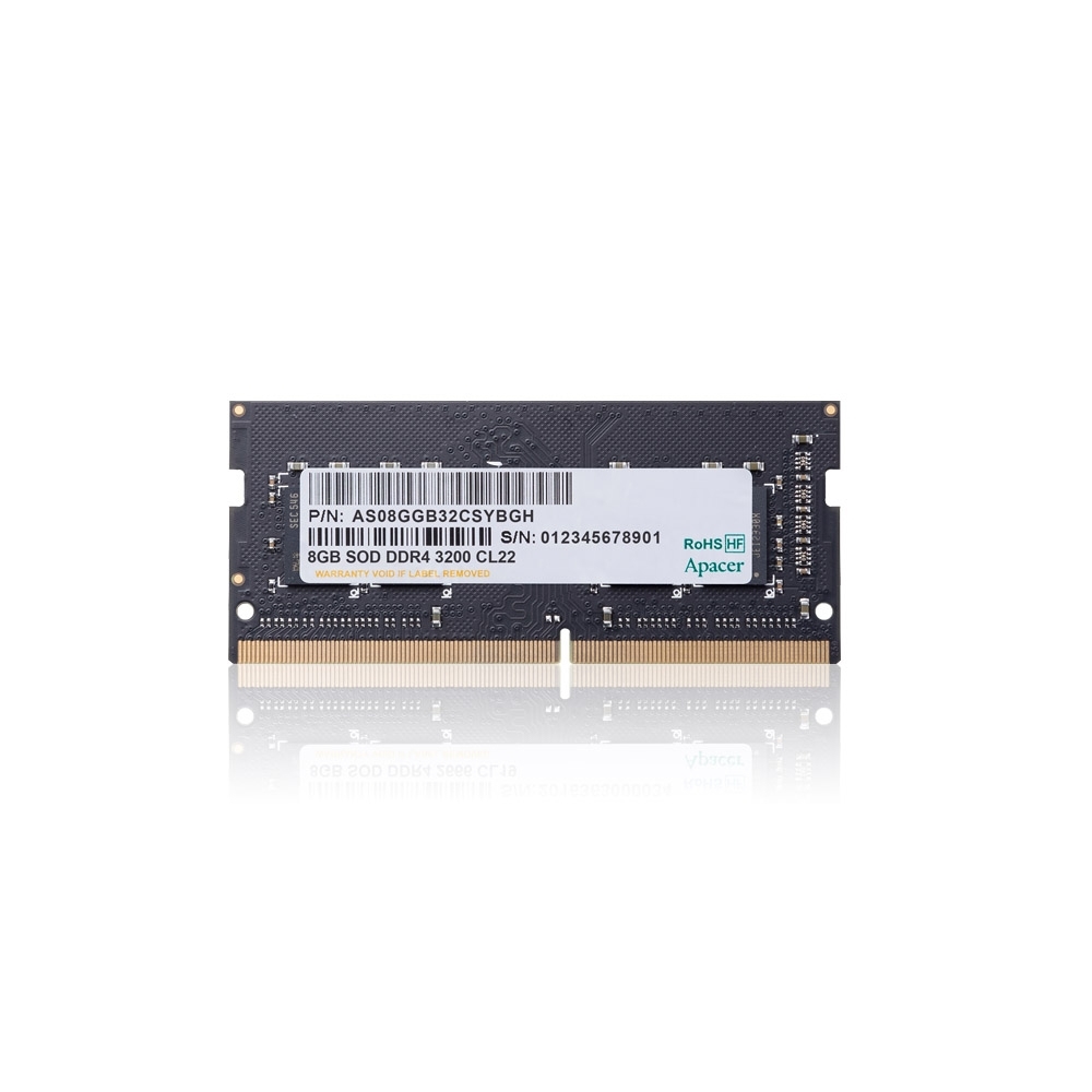 Apacer 8GB DDR4 3200 1024x8 筆記型記憶體| DDR4 | Yahoo購物中心