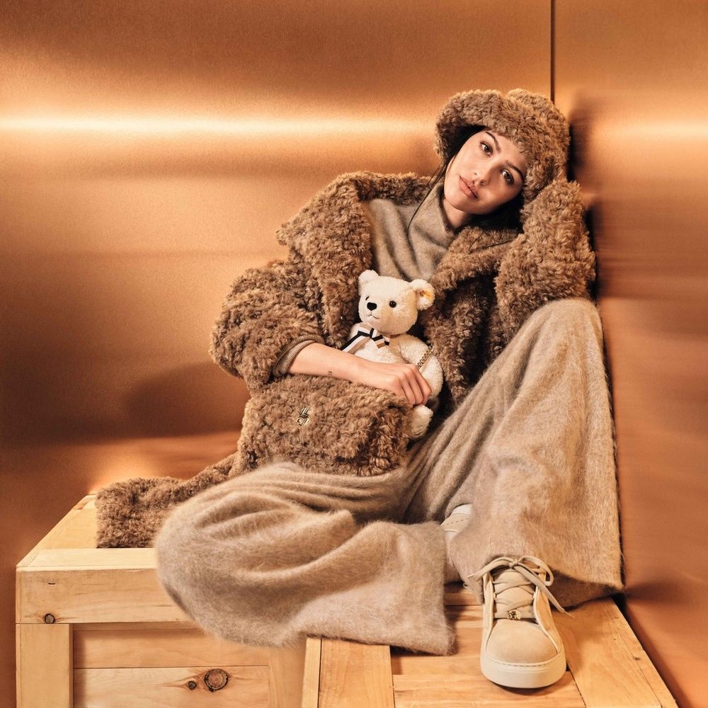 STEIFF BOSS x Steiff Holly Teddy Bear 經典泰迪熊_黃標| 洋娃娃