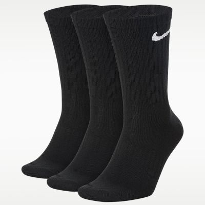 NIKE U NK EVERYDAY LTWT CREW 3PR 男 中統襪 SX7676010
