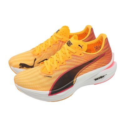 Puma 競速跑鞋 Deviate Nitro Elite 3 W 女鞋 橘 黑 氮氣中底310555-01