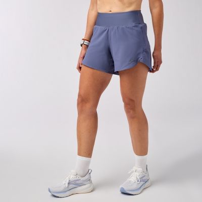 BROOKS 女 Chaser 慢跑短褲2.0 5吋 暗影藍 (221707414)