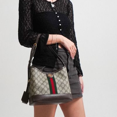 Gucci Ophidia GG 帆布肩背包