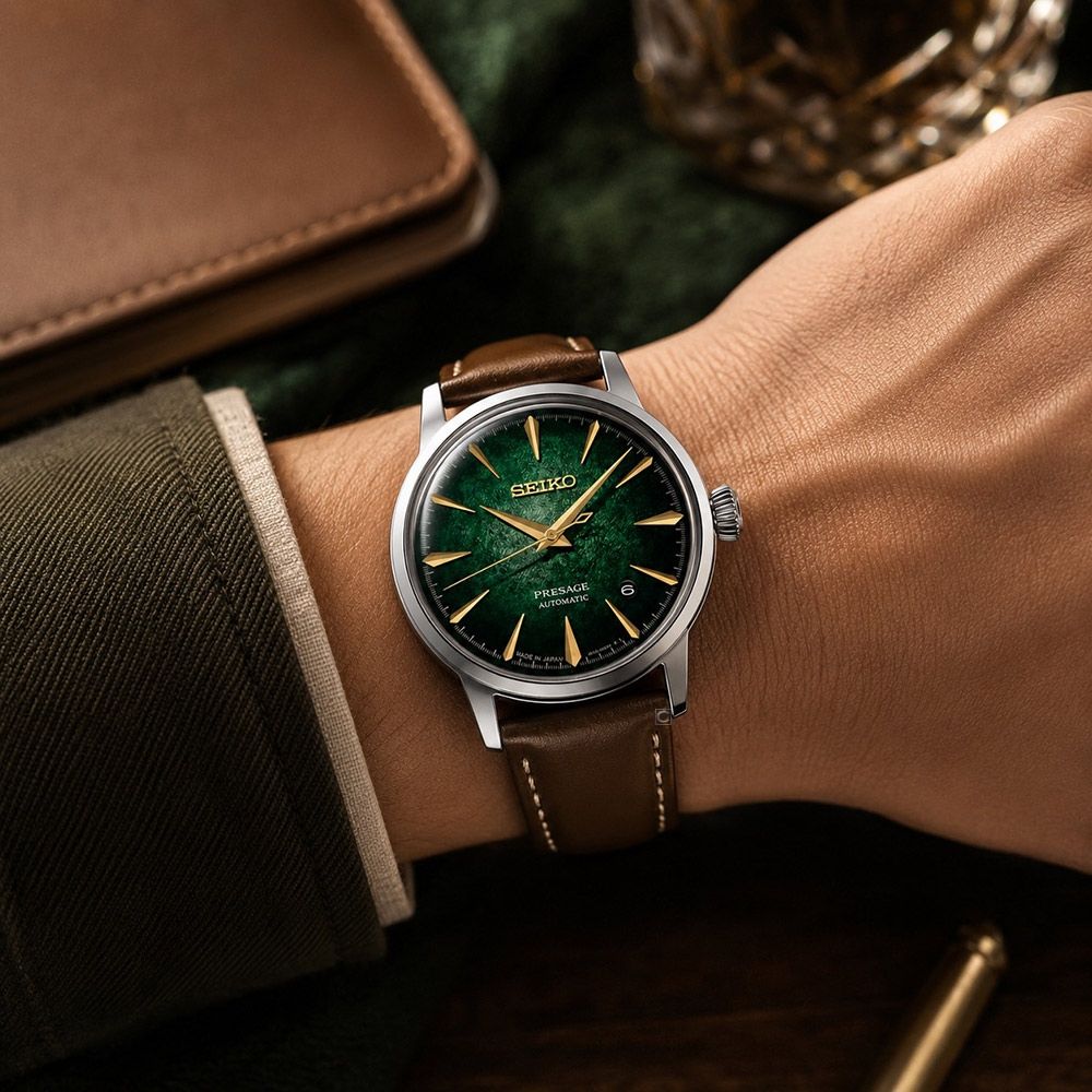 SEIKO 精工 Presage 調酒師 碎光機械時尚腕錶 男錶 女錶 手錶-4R35-04A0L.HCB002J1