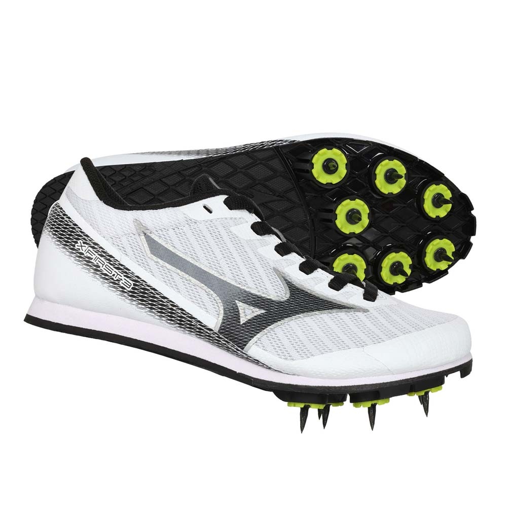 MIZUNO X FIRST 3 女田徑釘鞋-中長距離訓練美津濃U1GA258003 白黑銀