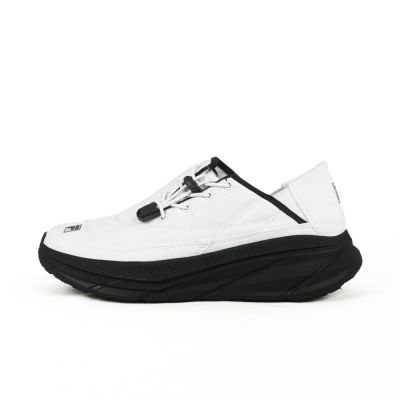 Fila 斐樂 Quilted [1-C346A-110] 男 休閒鞋 懶人鞋 麵包鞋 套入式 無鞋帶 白 黑